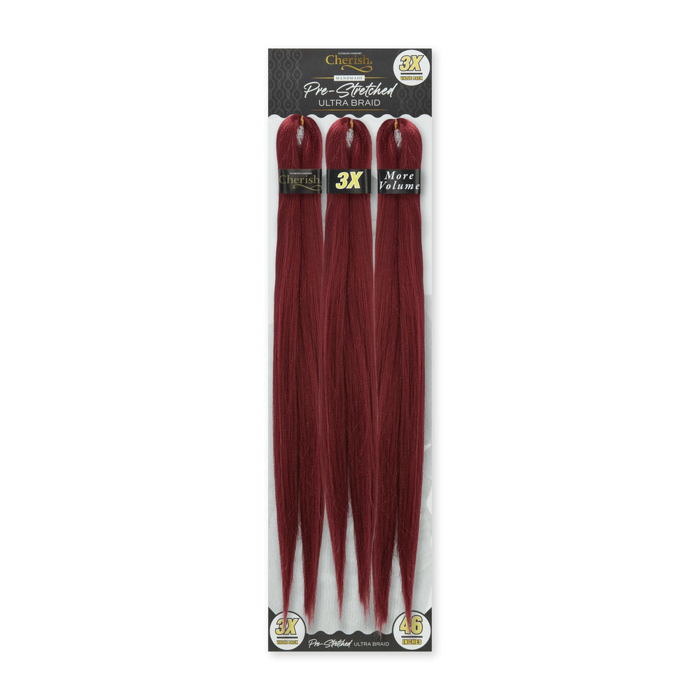 Cherish Ultimate Comfort Pre-Stretched Ultra Braid Hair 3X pack 46"