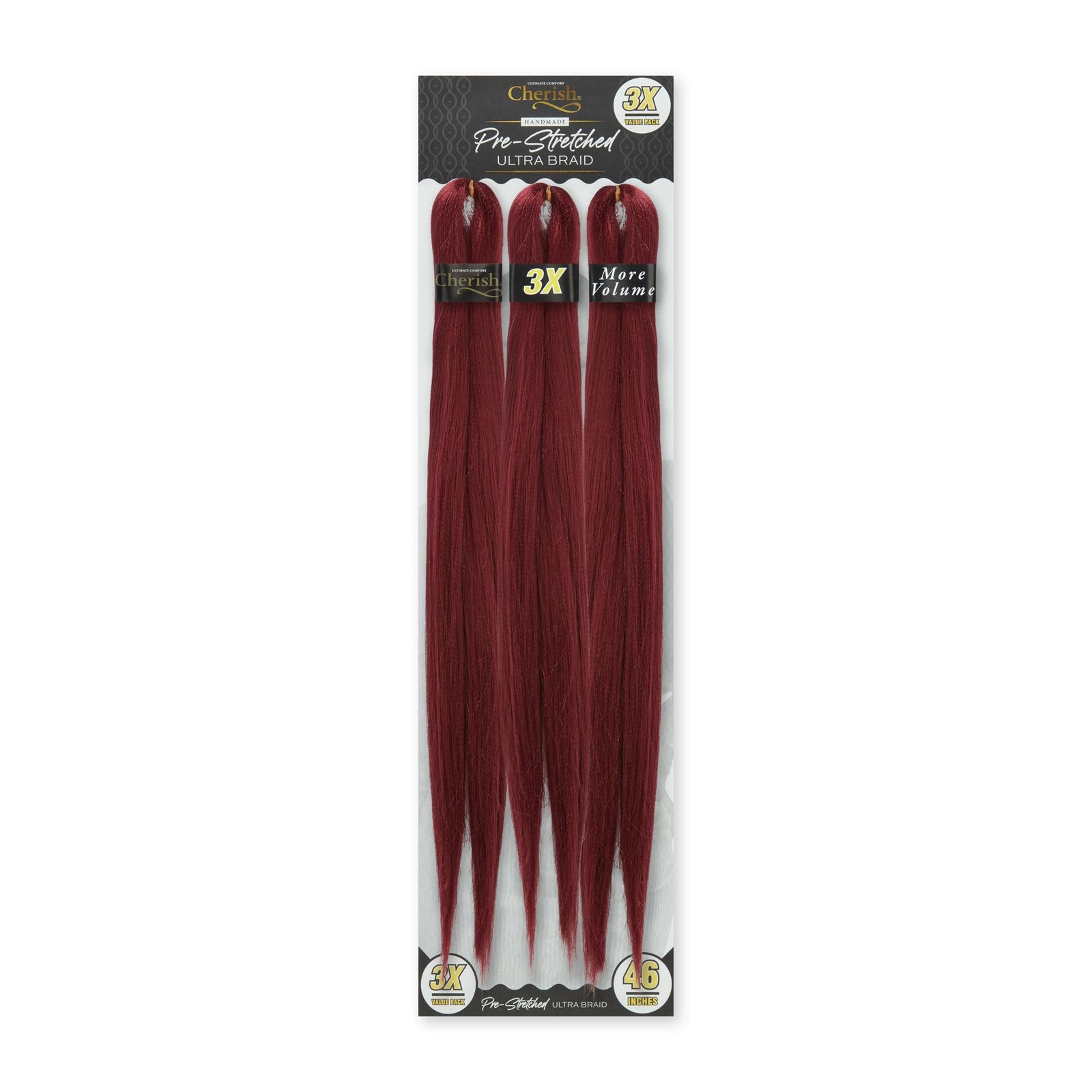 Cherish Ultimate Comfort Pre-Stretched Ultra Braid Hair 3X pack 46"