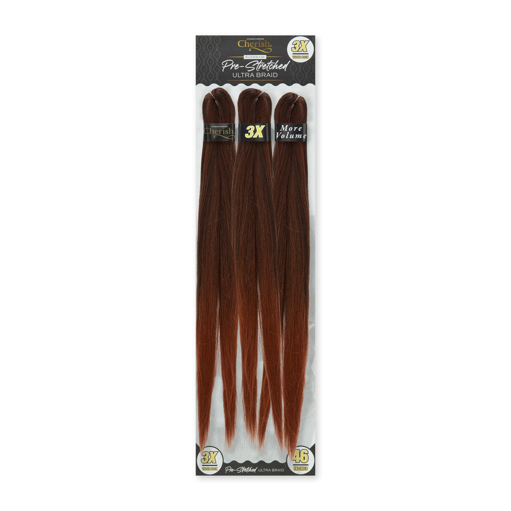 Cherish Ultimate Comfort Pre-Stretched Ultra Braid Hair 3X pack 46"