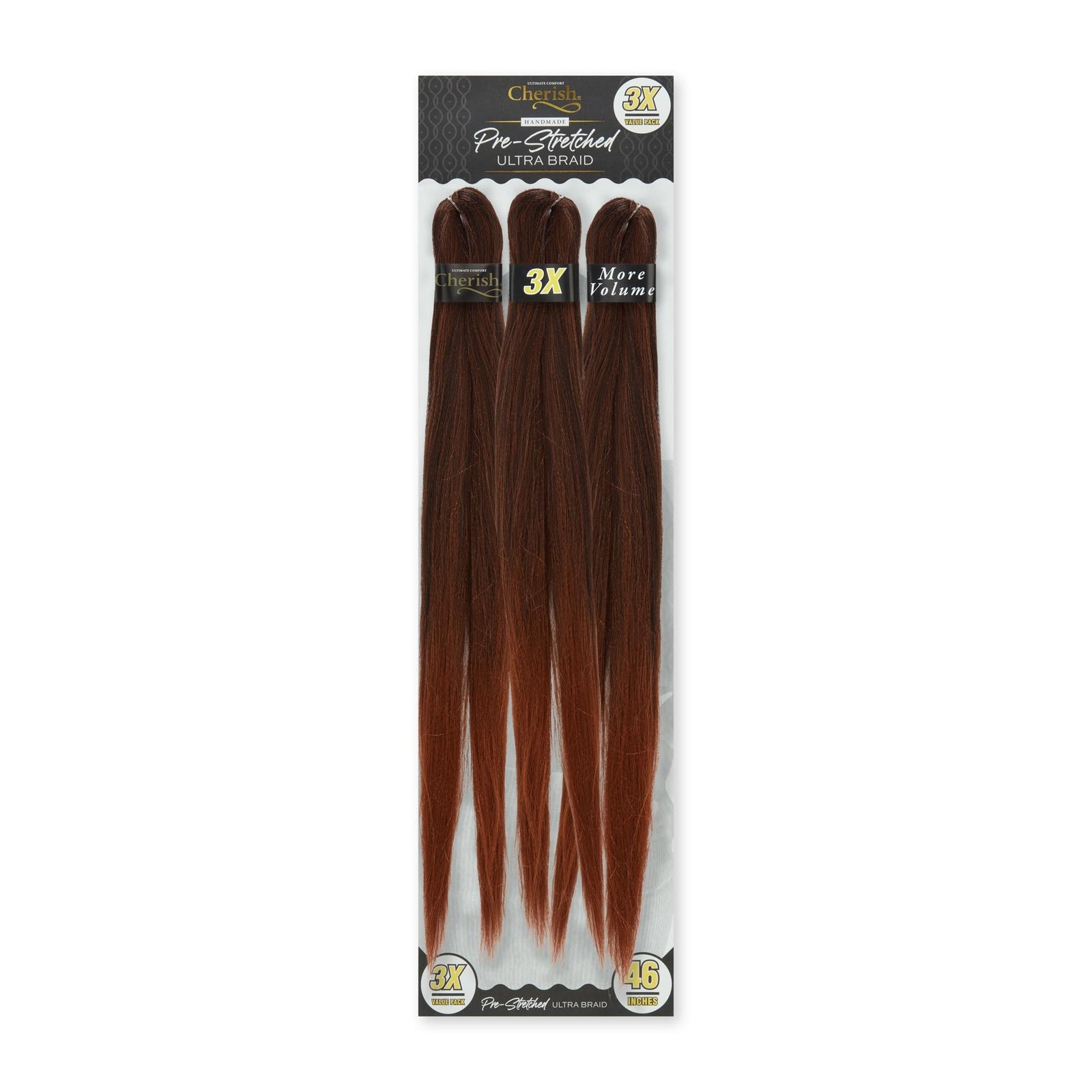 Cherish Ultimate Comfort Pre-Stretched Ultra Braid Hair 3X pack 46"