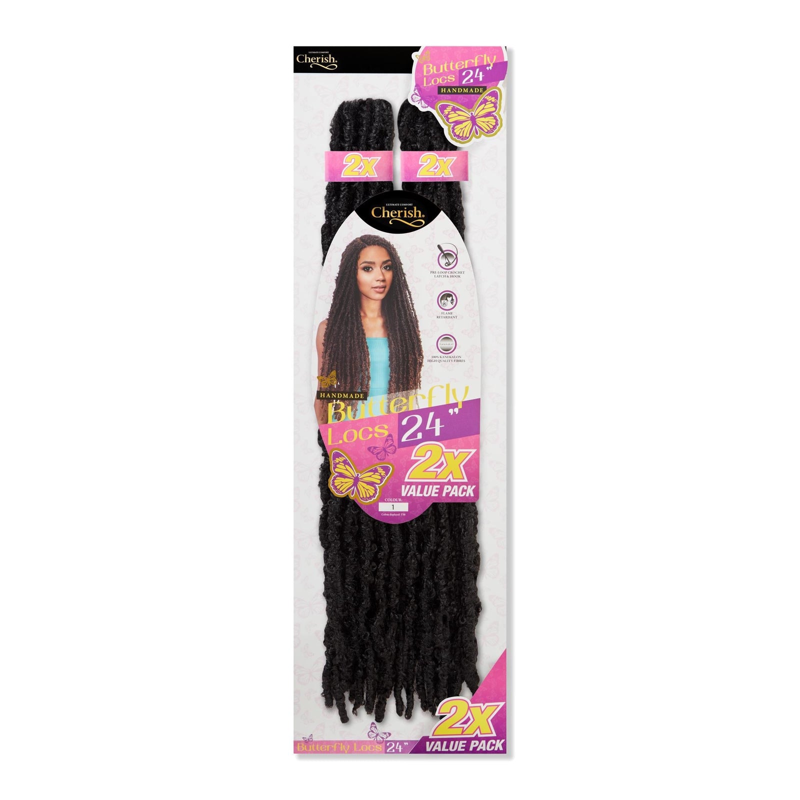 Cherish Ultimate Comfort Butterfly Locs 2X Pack 24"