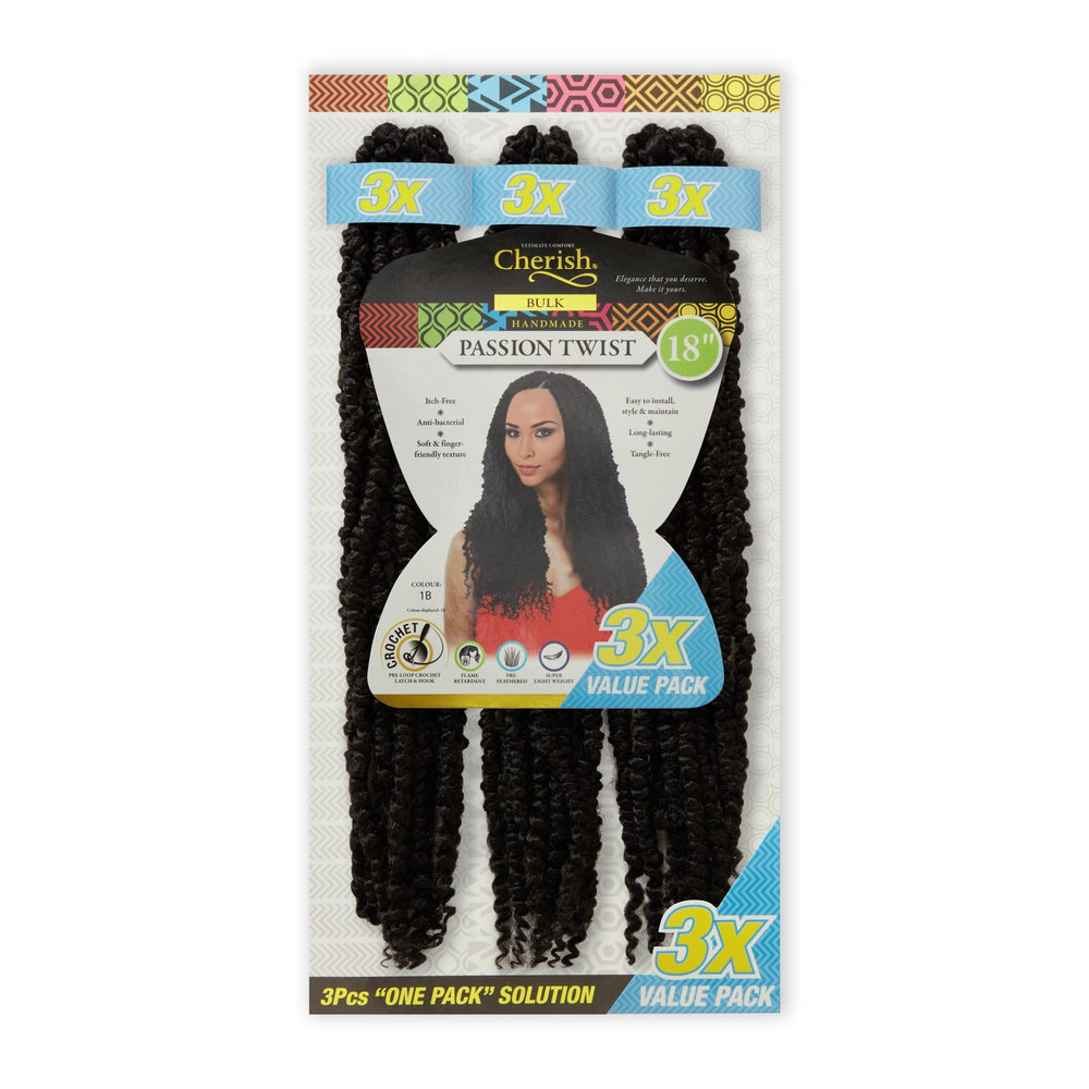Cherish Ultimate Comfort Passion Twist 3X 18"pack