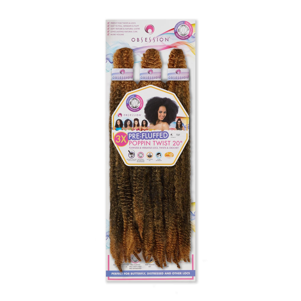 OBSESSION BULK  3X Pre-Fluffed POPPIN TWIST