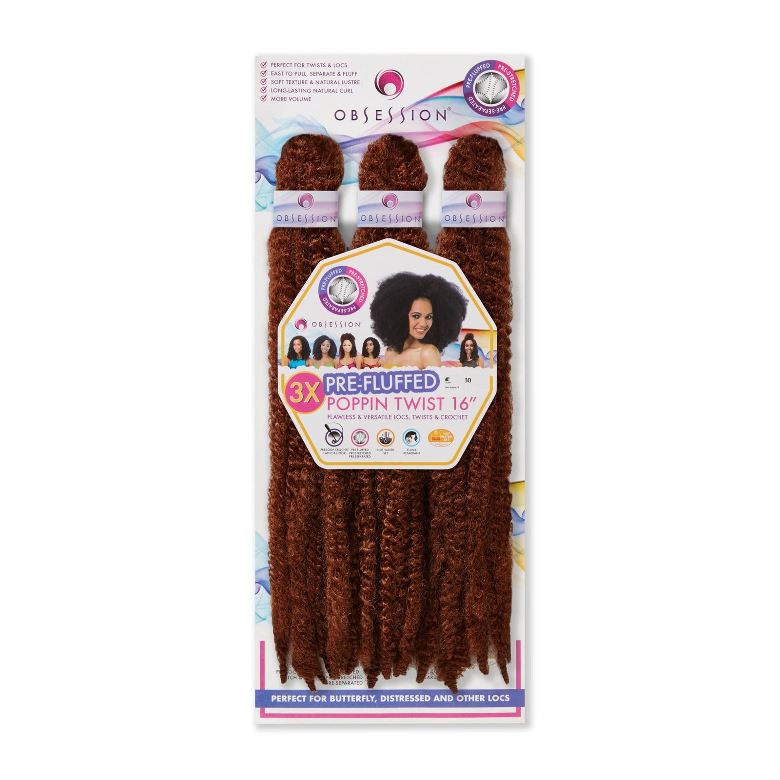OBSESSION BULK  3X Pre-Fluffed POPPIN TWIST