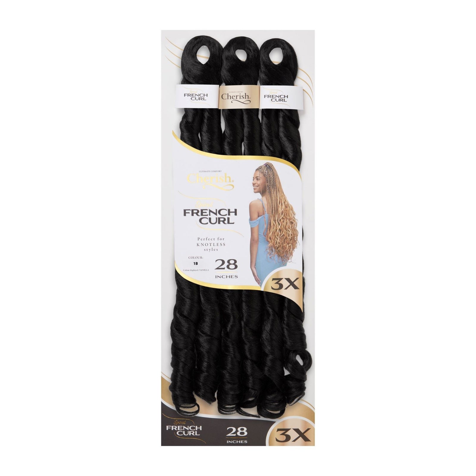 Cherish Ultimate Comfort 3X Spiral French Curl