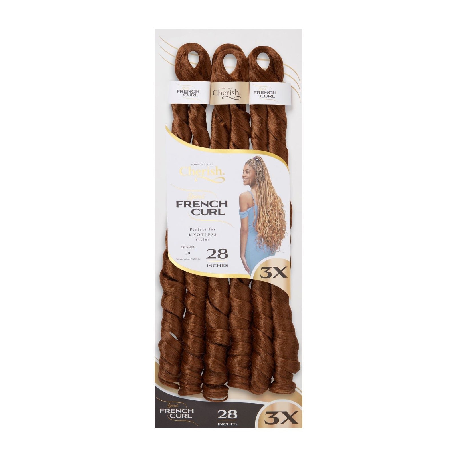 Cherish Ultimate Comfort 3X Spiral French Curl