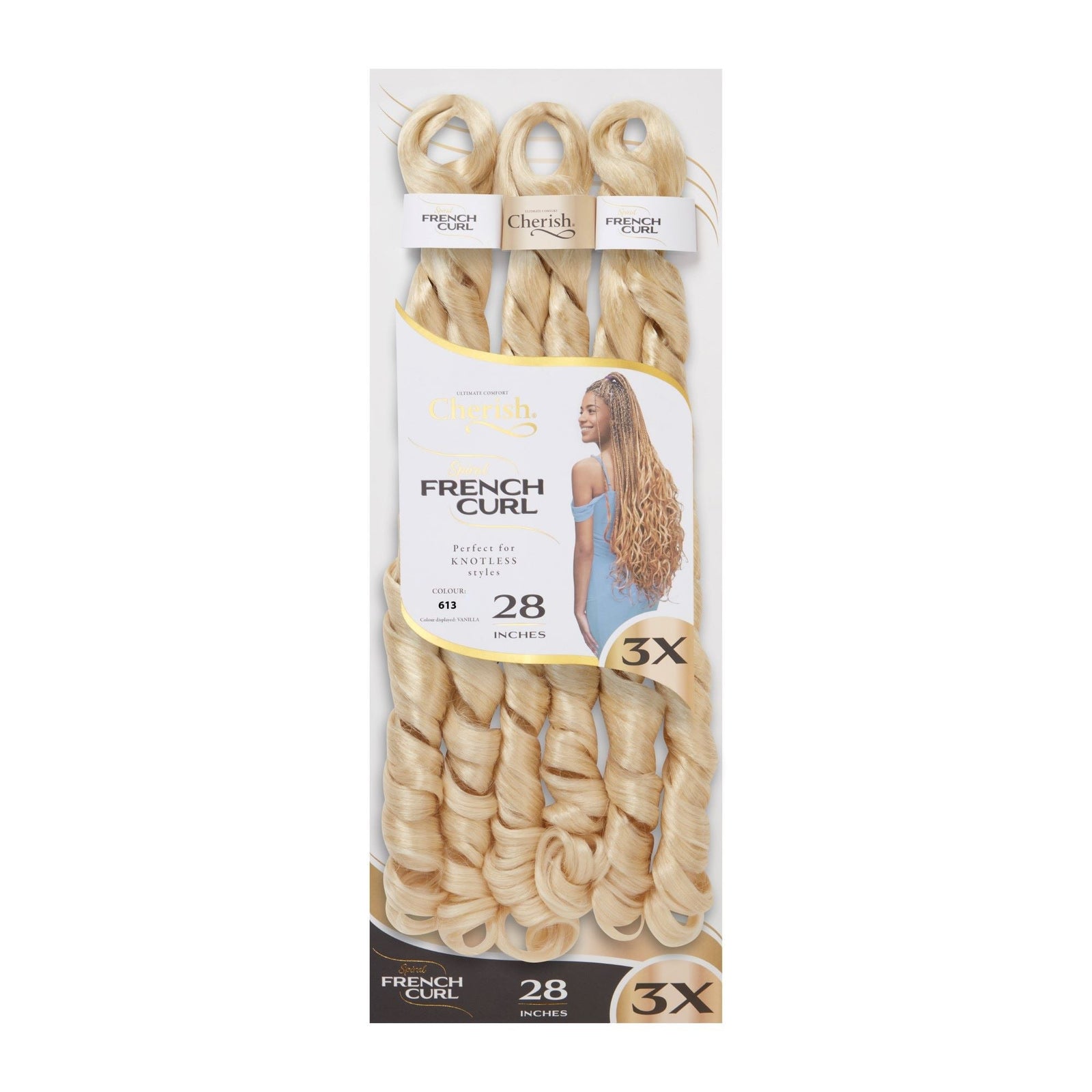 Cherish Ultimate Comfort 3X Spiral French Curl