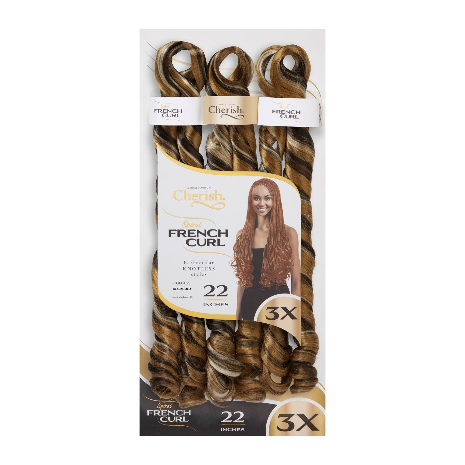 Cherish Ultimate Comfort 3X Spiral French Curl