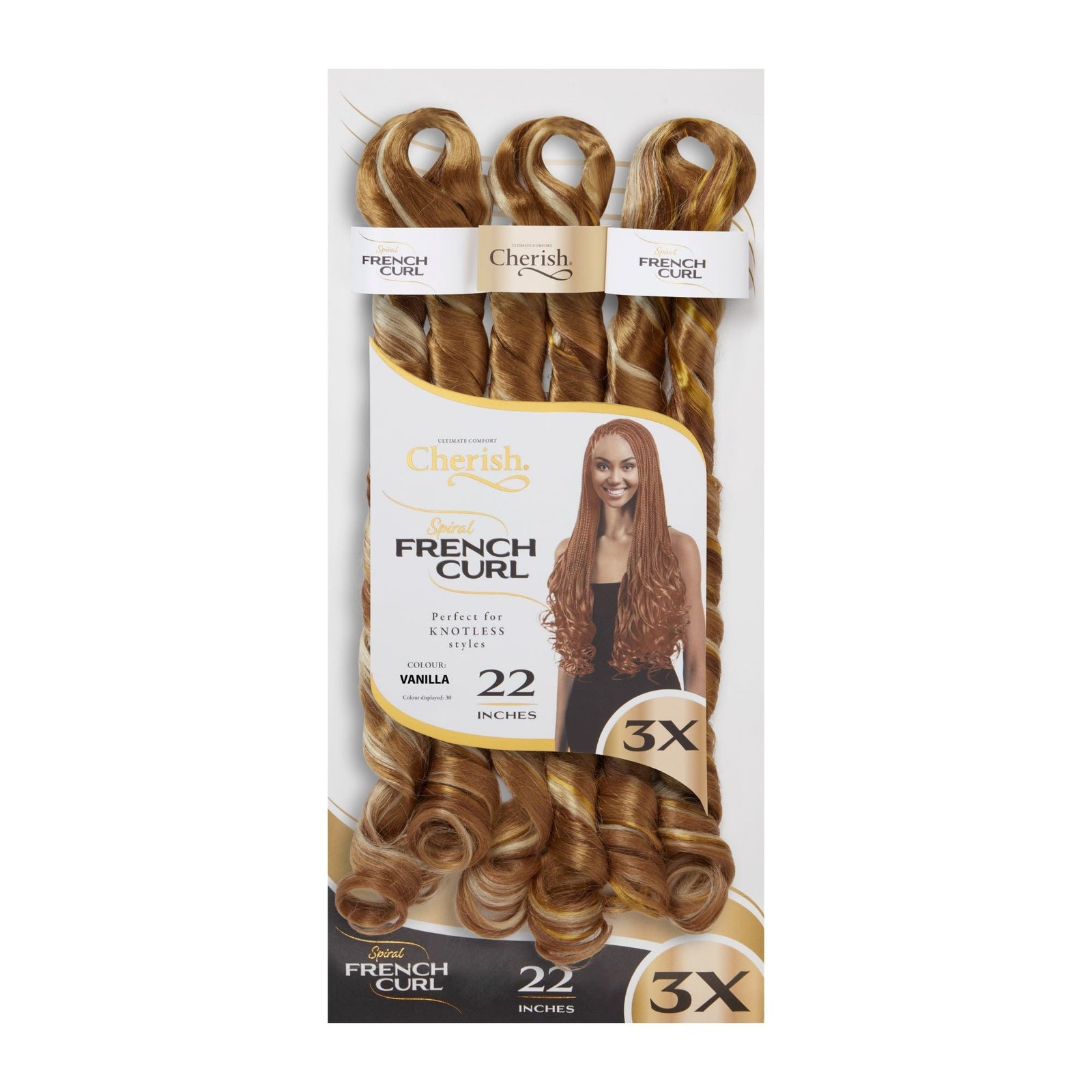 Cherish Ultimate Comfort 3X Spiral French Curl