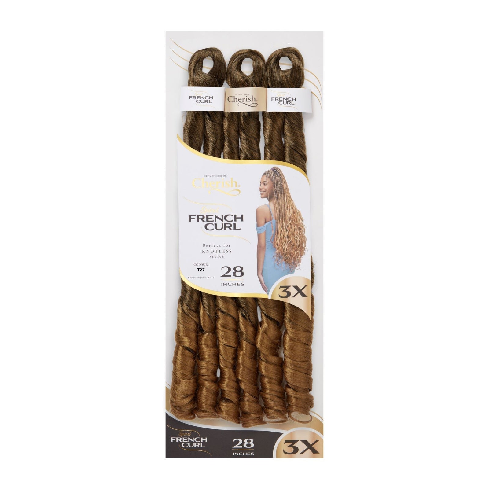 Cherish Ultimate Comfort 3X Spiral French Curl