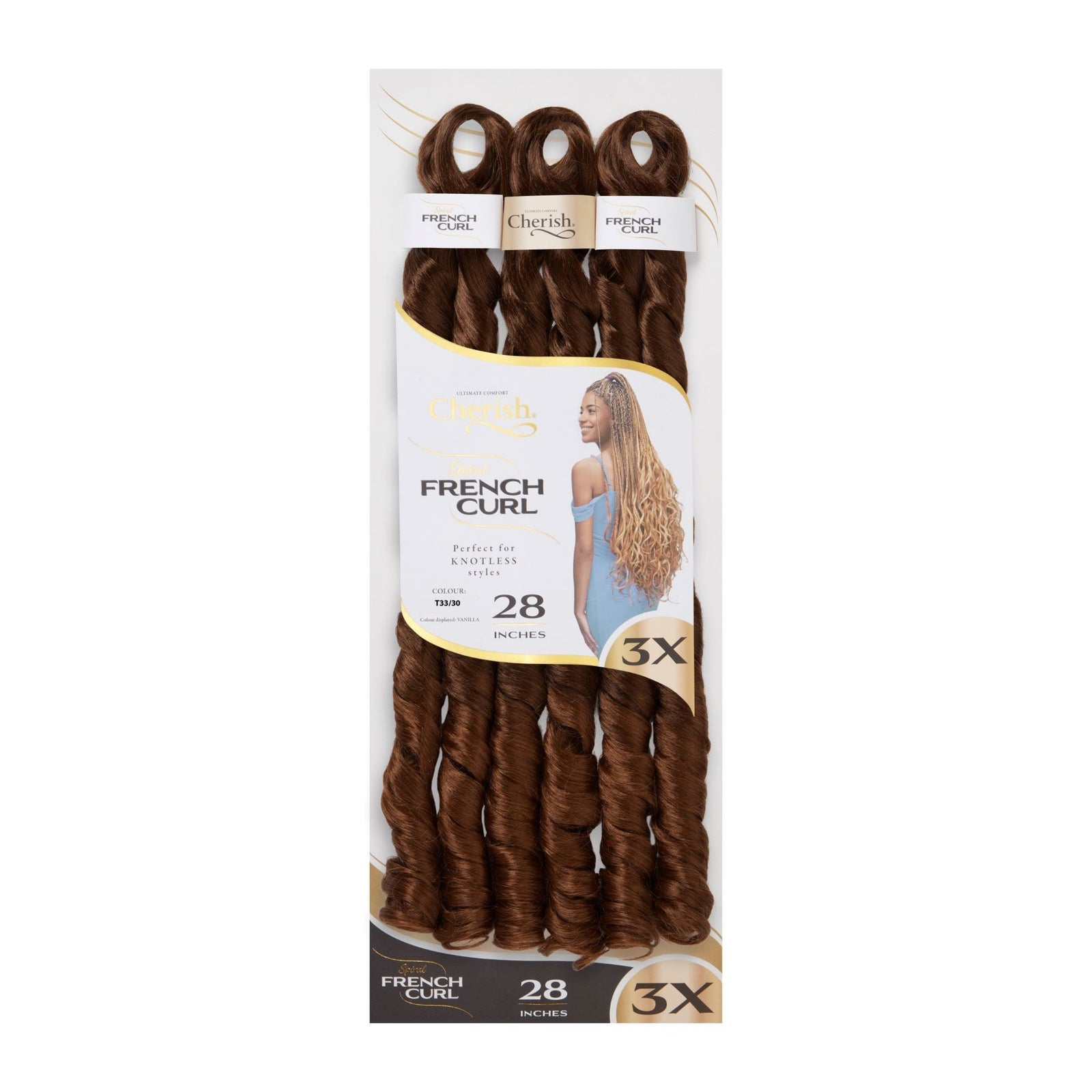 Cherish Ultimate Comfort 3X Spiral French Curl
