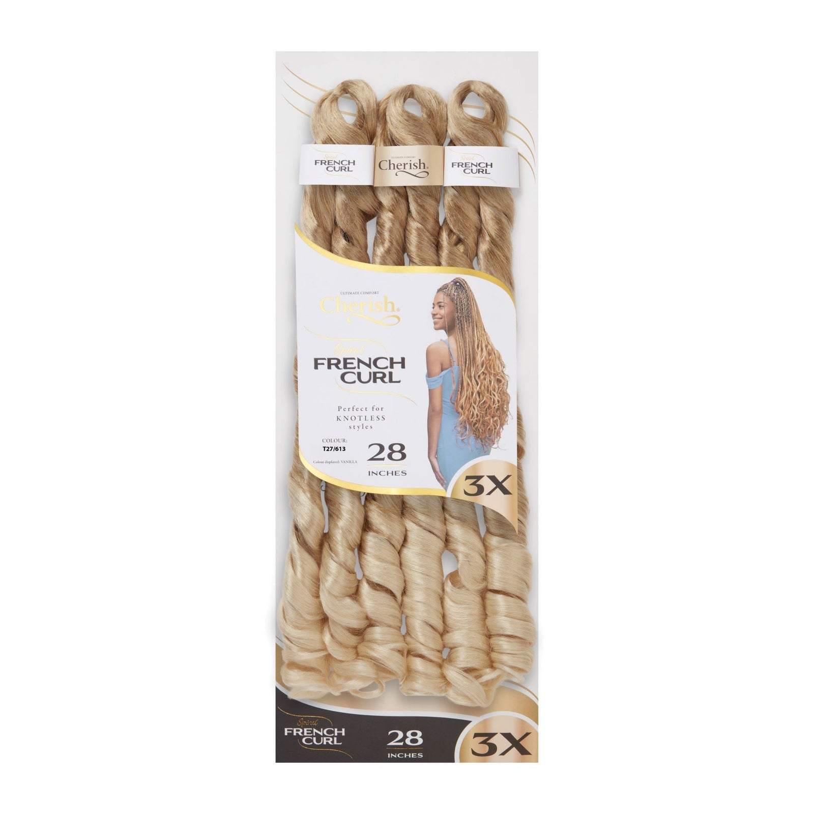 Cherish Ultimate Comfort 3X Spiral French Curl