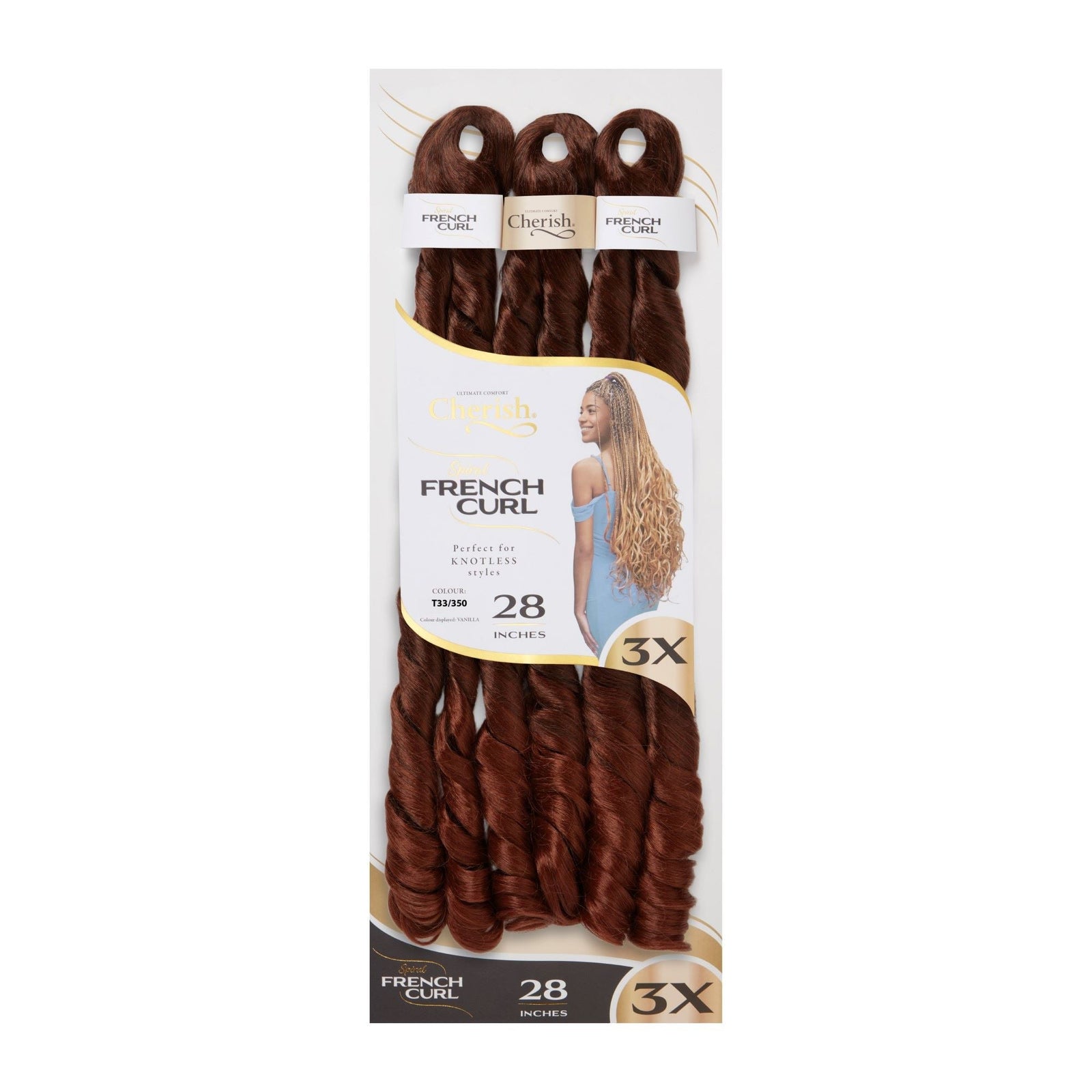 Cherish Ultimate Comfort 3X Spiral French Curl