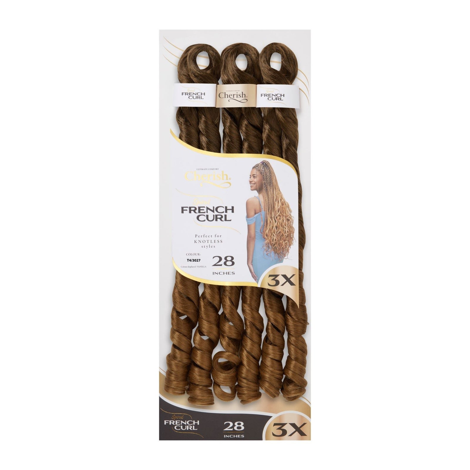 Cherish Ultimate Comfort 3X Spiral French Curl