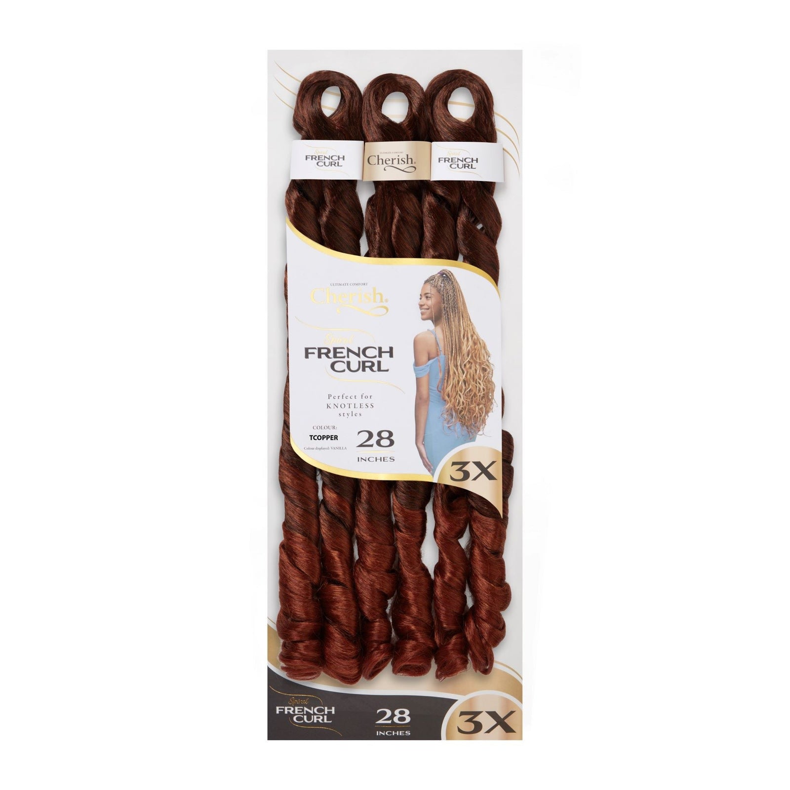 Cherish Ultimate Comfort 3X Spiral French Curl