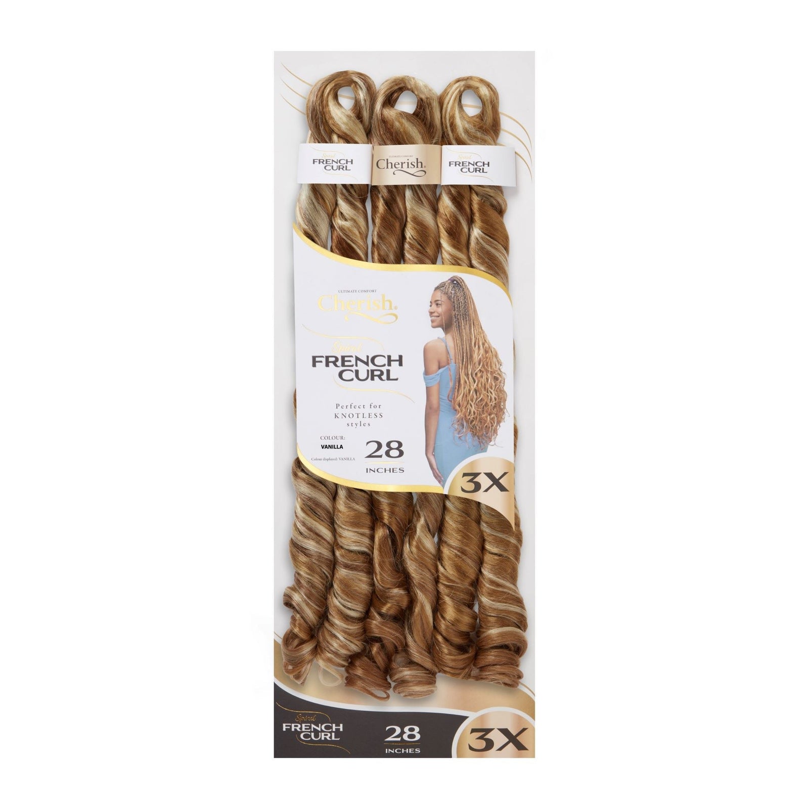 Cherish Ultimate Comfort 3X Spiral French Curl