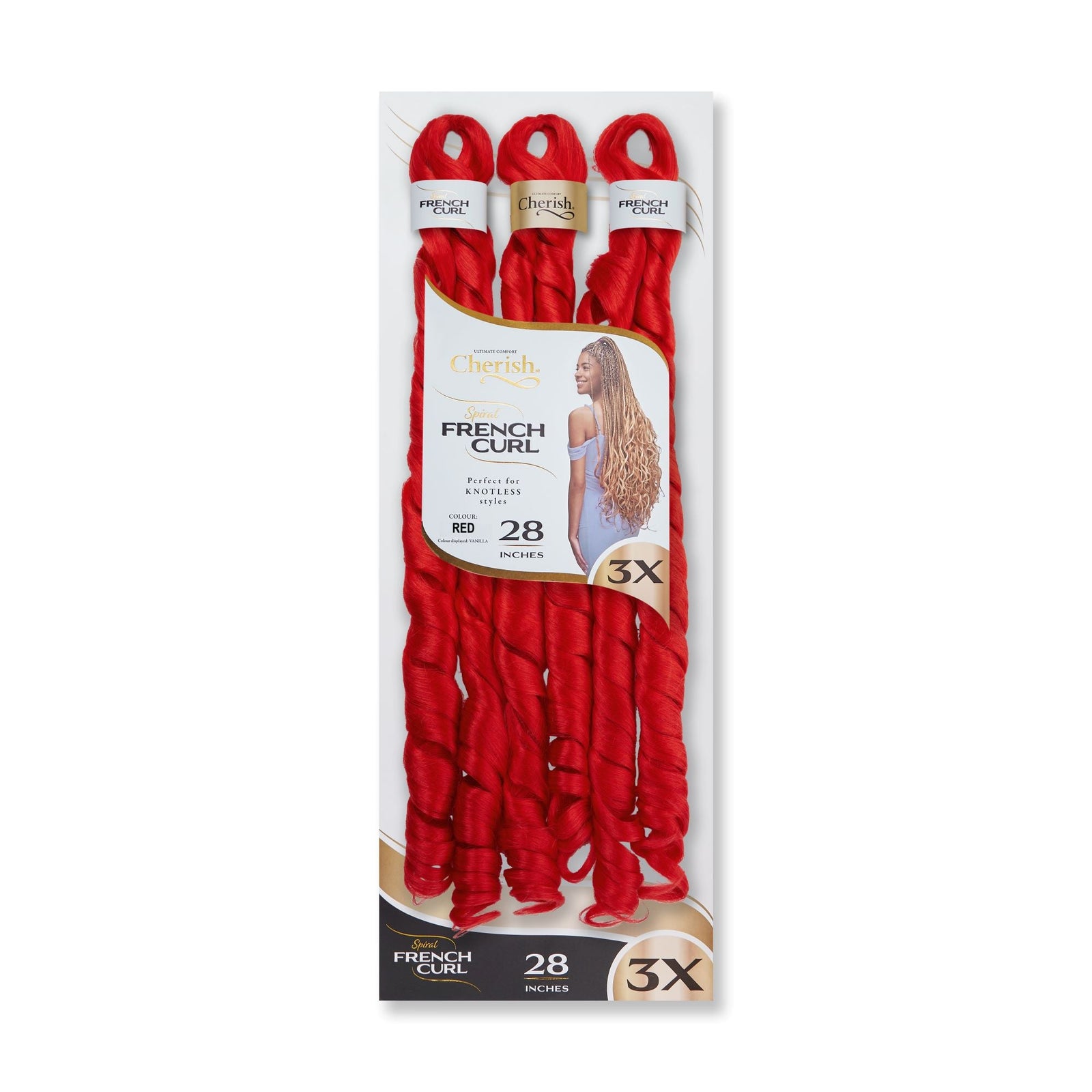 Cherish Ultimate Comfort 3X Spiral French Curl