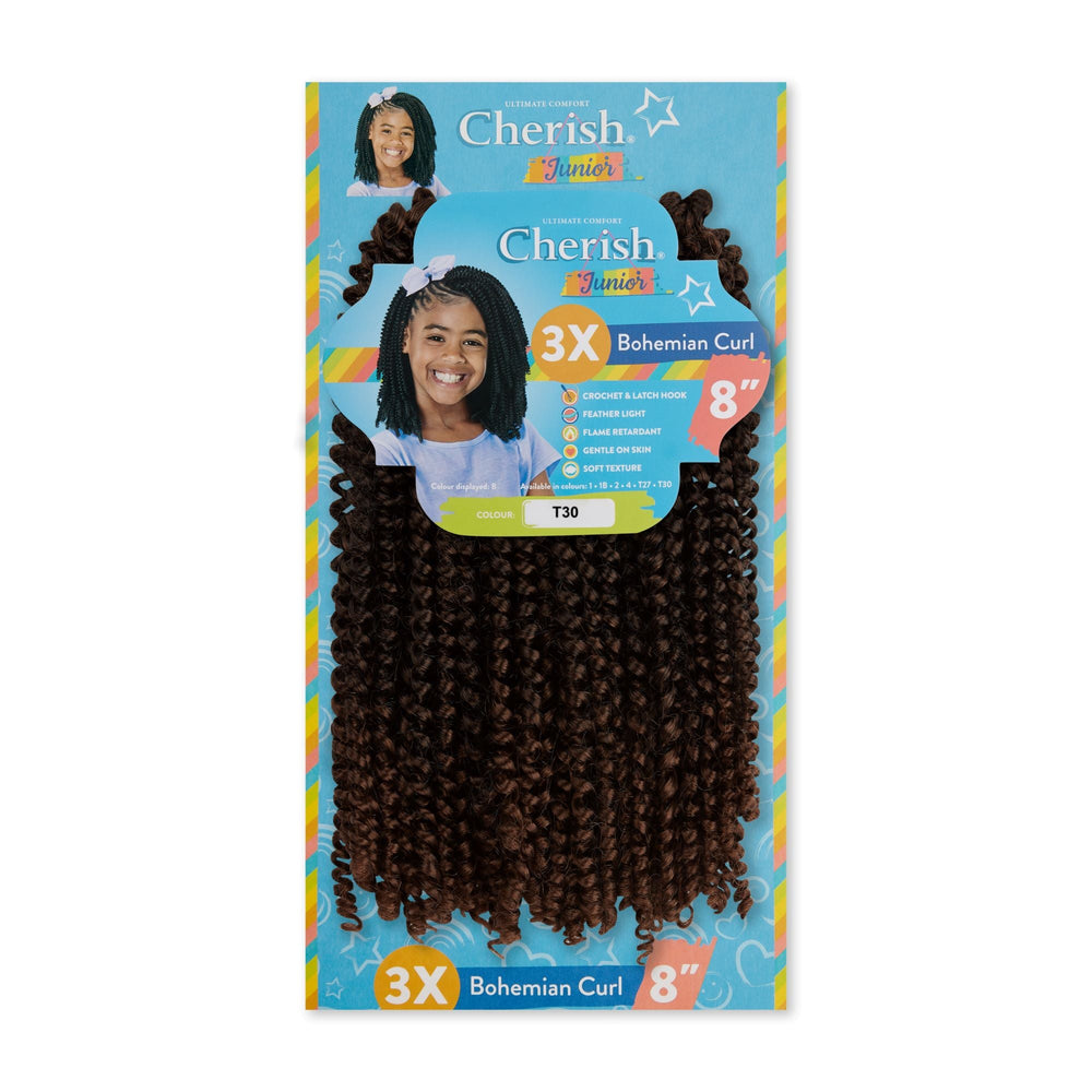 Cherish Junior Kids 3x Bohemian Curl 8"
