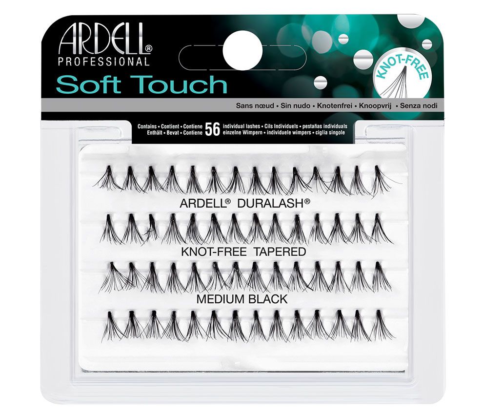 Ardell Soft Touch Knot-Free Tapered Individual Lashes – Black