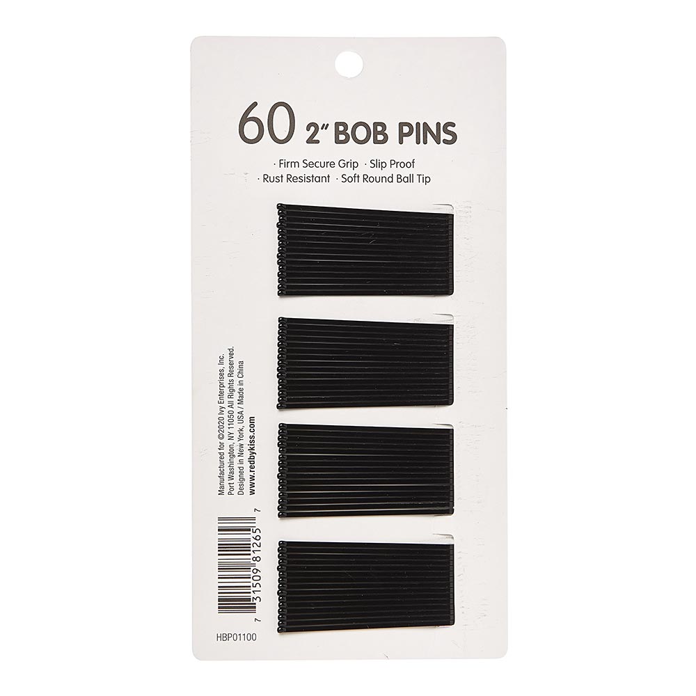 Red By Kiss  Bob Pins 2"-INCH