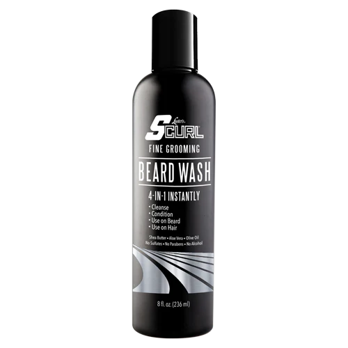LUSTER'S SCURL Curl Fine Grooming Beard Wash 236ml