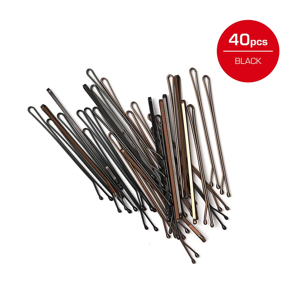 Red By Kiss  Bob Pins   Bronze black 2 3/4" 40 PCS