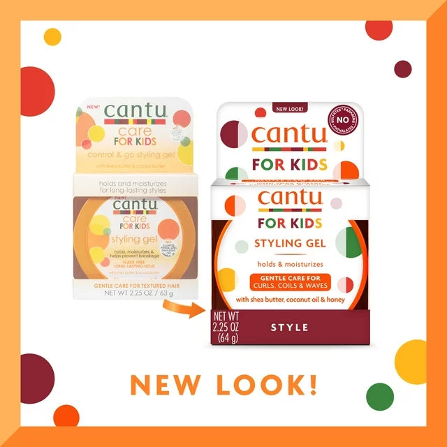Cantu Kids Control & Go Styling Gel 64g/2.25oz