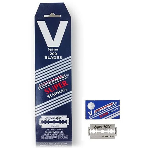 Super-Max Double-Sided Razor Blades[200] Full Pack