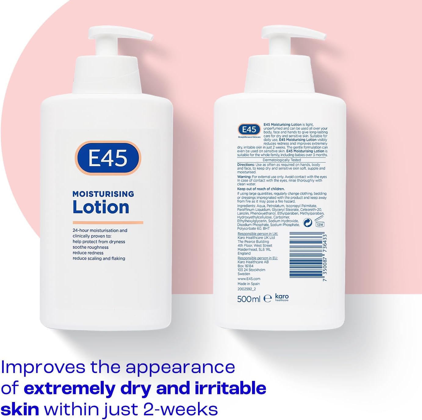 E45 Moisturising Lotion 500 ml