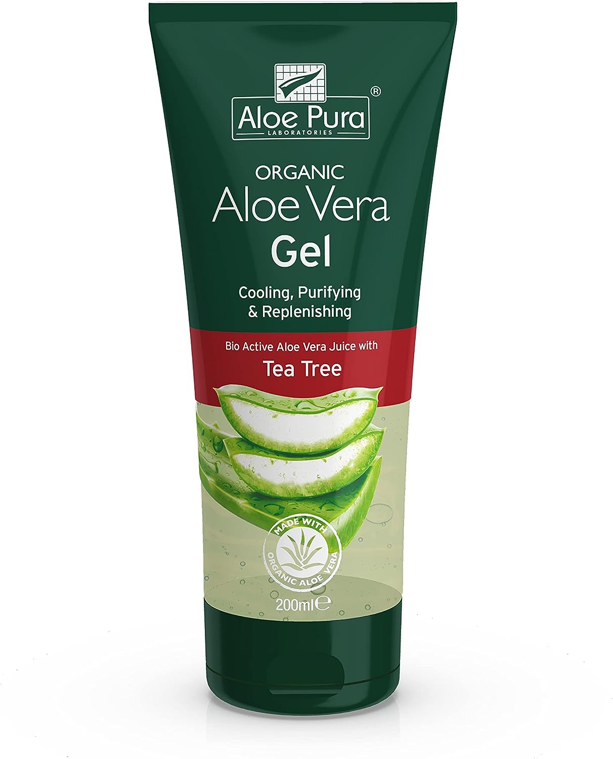 Aloe Pura Aloe Vera Gel with Tea Tree 200ml