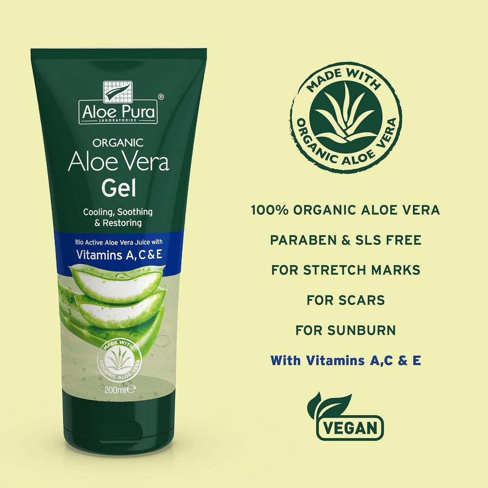 Aloe Vera Gel with Vitamins A, C & E- 200ml