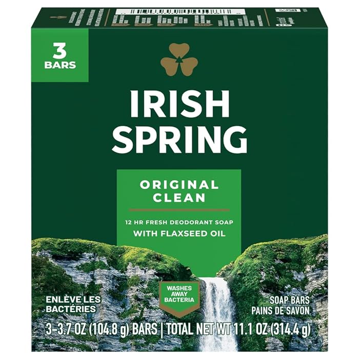 Irish Spring Original Clean Deodorant Soap Bar