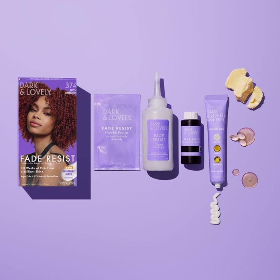 Dark & Lovely Fade Resist Permanent Hair Color 374 Rich Auburn