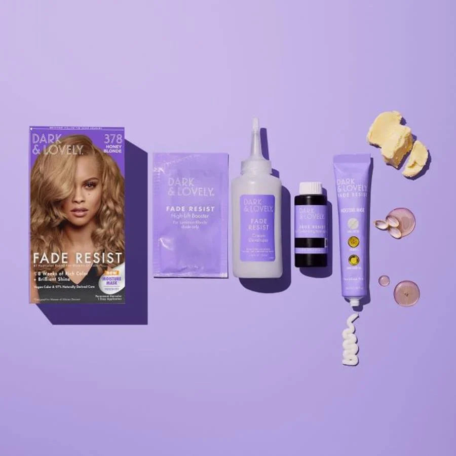 Dark & Lovely Fade Resist Permanent Hair Color 378 Honey Blonde