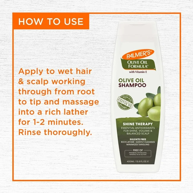 Palmer's Olive Oil Formula Shine Therapy Shampoo 400ml