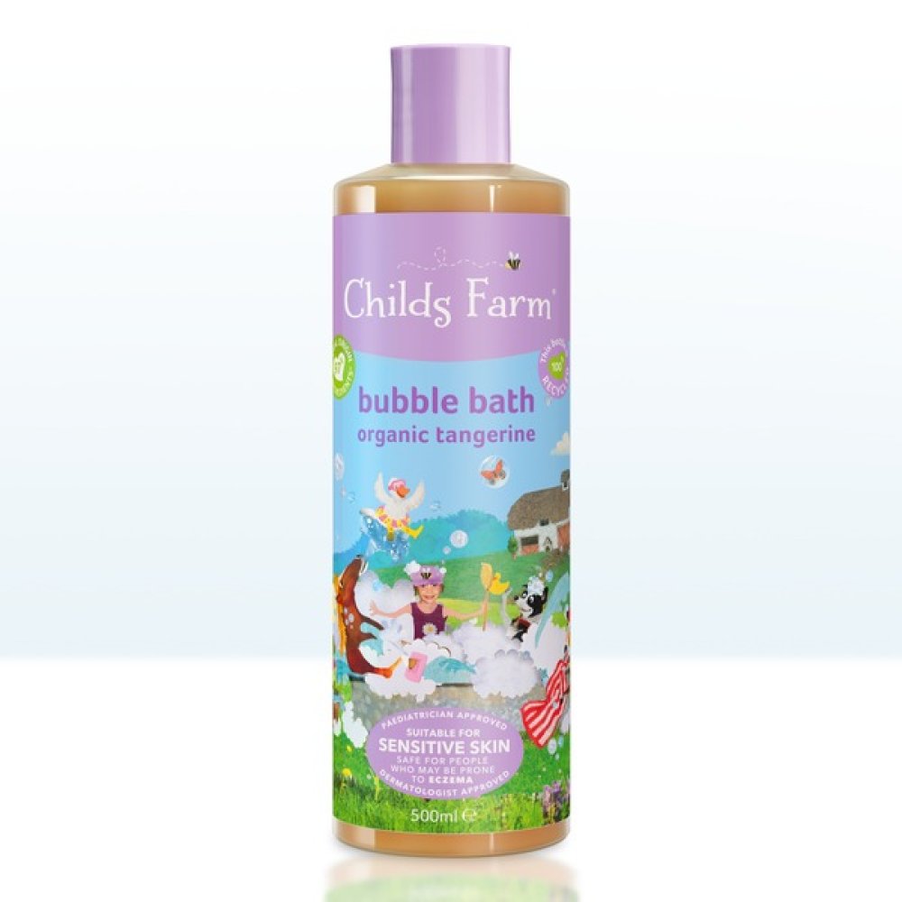 Childs Farm Sensitive Skin Experts Organic Tangerine Bubble Bath