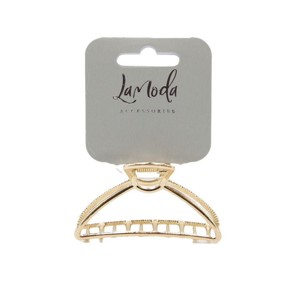 LA MODA GOLD METAL CLAW CLAMP