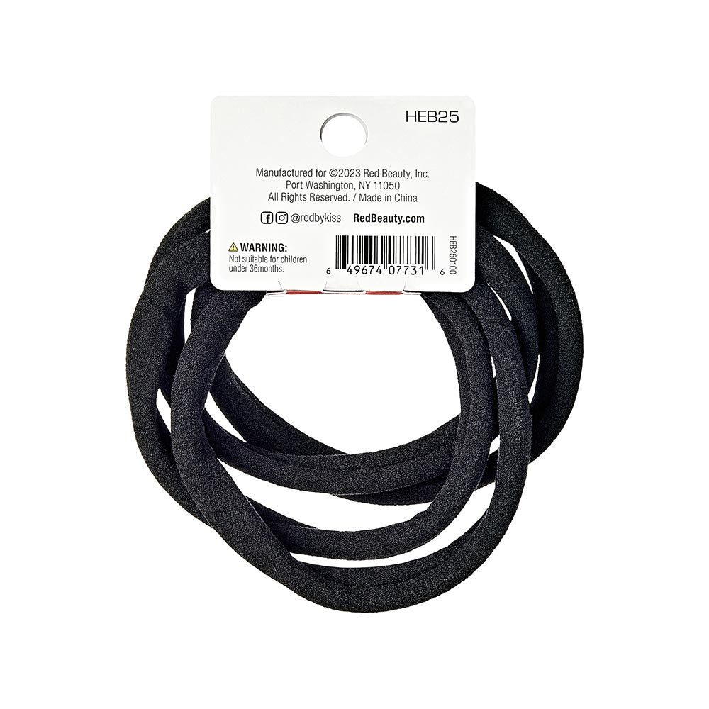 Red By Kiss Ponytail Holder Large Black