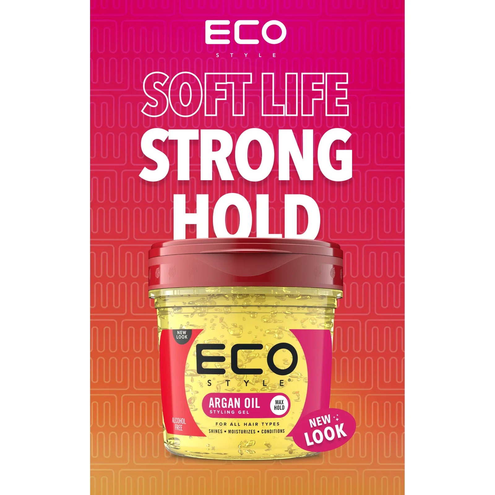 Eco Styler Argan Oil Hair Styling Gel 473ml/16oz