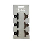 LA MODA MINI MATTE CLAW CLIPS 6PCS