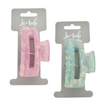 LA MODA PEARLESCENT SQUARE CLAW CLIP
