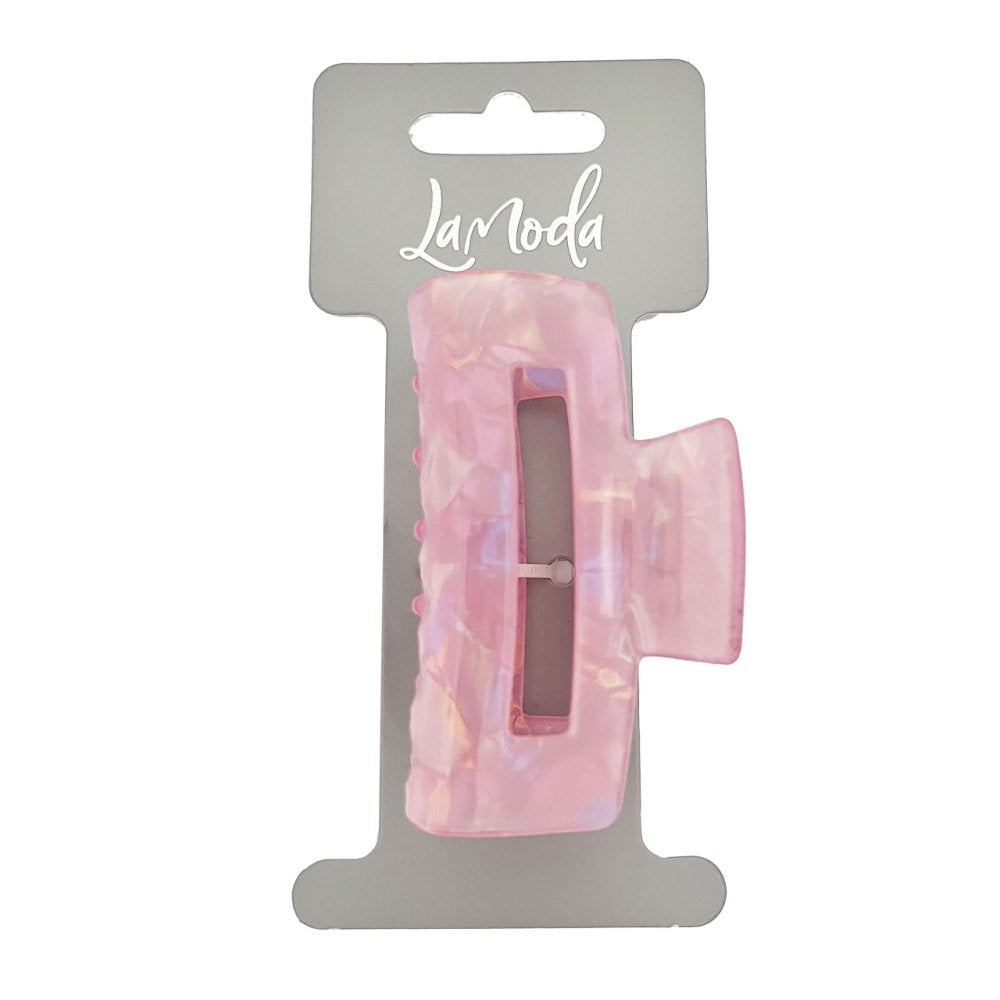 LA MODA PEARLESCENT SQUARE CLAW CLIP
