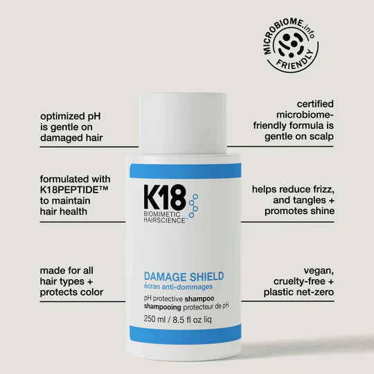 K18 DAMAGE SHIELD pH protective shampoo-250ML