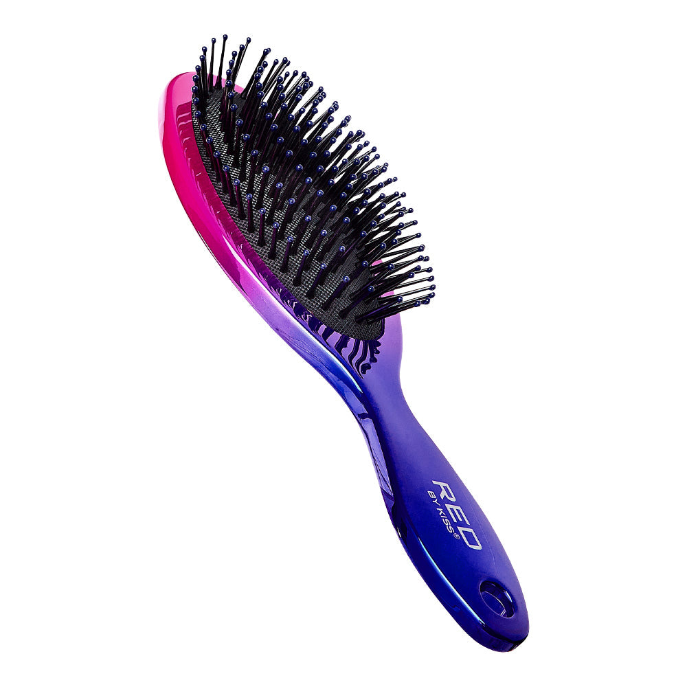 Red By Kiss Crystal Charcoal Brush – Oval  Charcoal Infused Brush