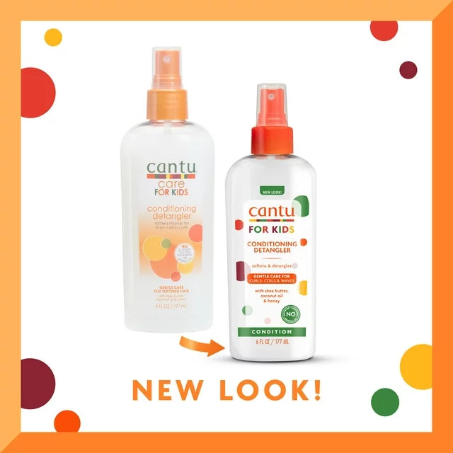 Cantu Kids Conditioning Detangler Spray for Tangle-Free Hair 177ml/6oz