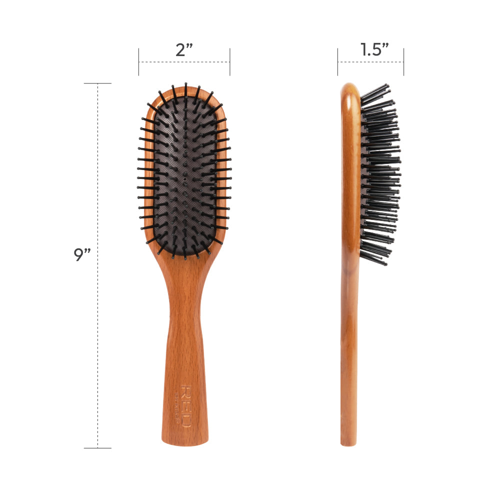 Red By Kiss Evergreen Wooden Styling Mini Hair Brush