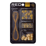 Red By Kiss  Complete Style Braid Charm Set