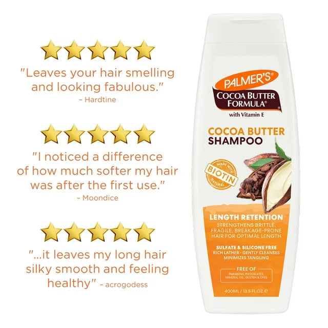 Palmer's Cocoa Butter Formula Length Retention Shampoo 400ml