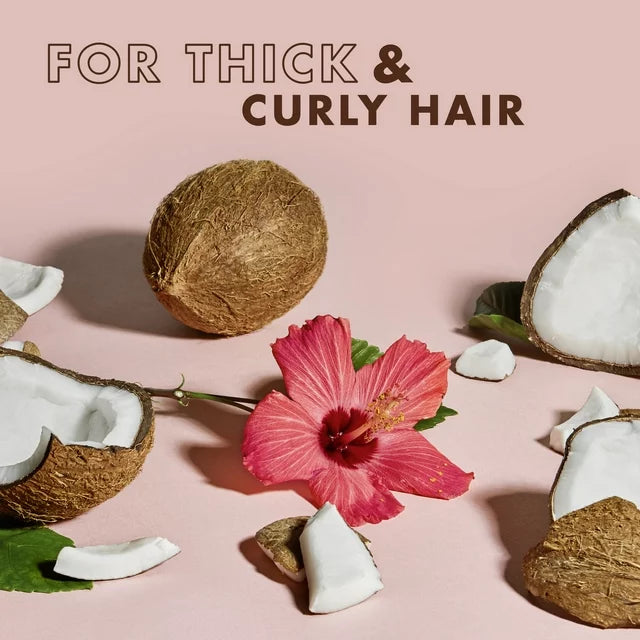 Shea Moisture Coconut & Hibiscus Curl & Shine Shampoo 384ml and Conditioner 384ml Set