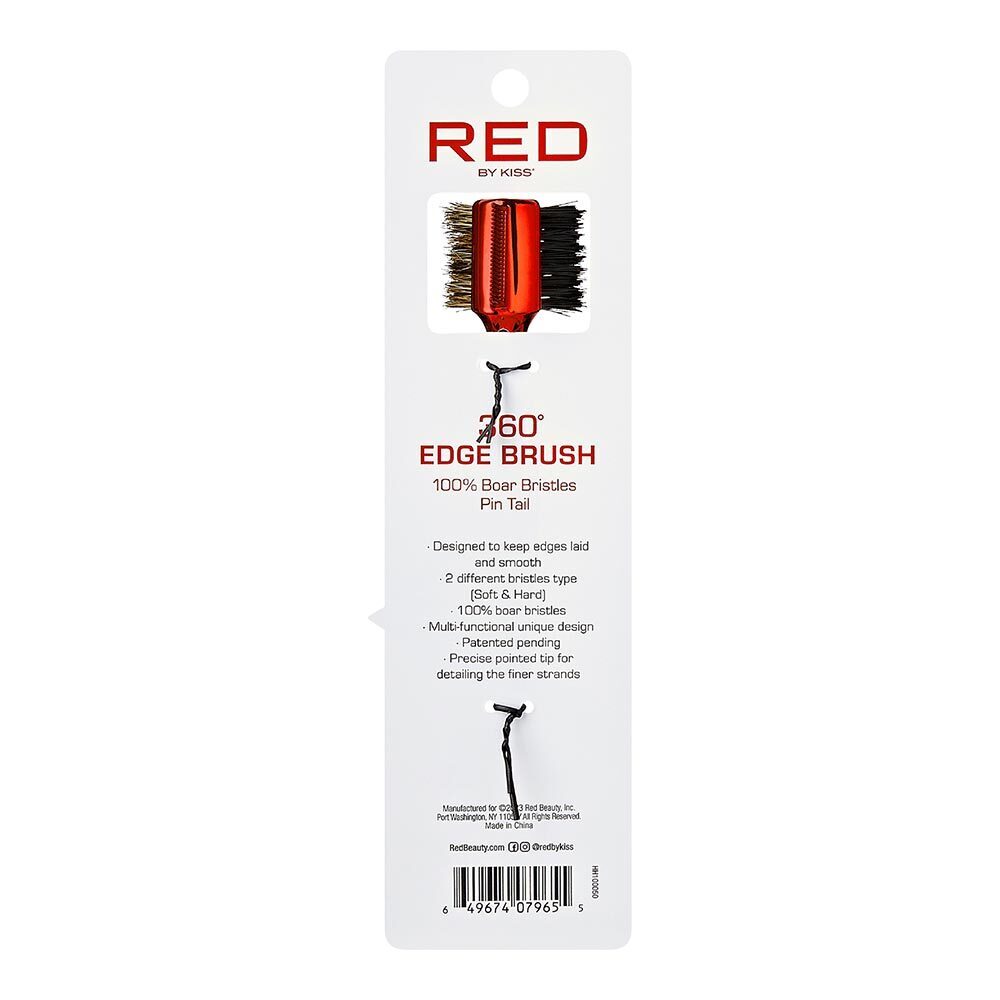 Red By Kiss  4-in-1 360° Edge Brush with Pin Tail